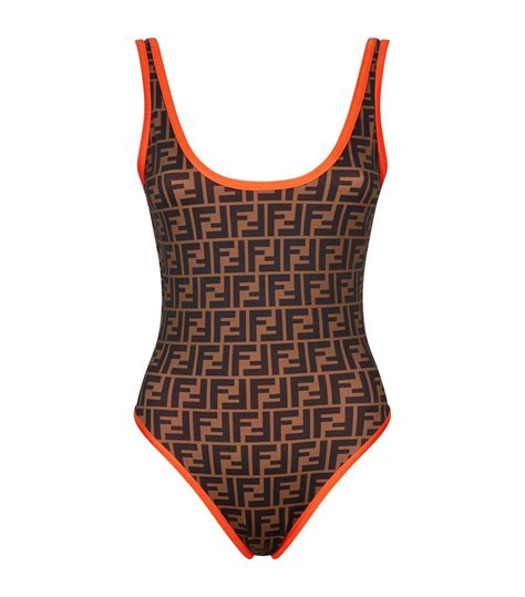 fendi two piece bathing suit|reversible swimsuit one piece.